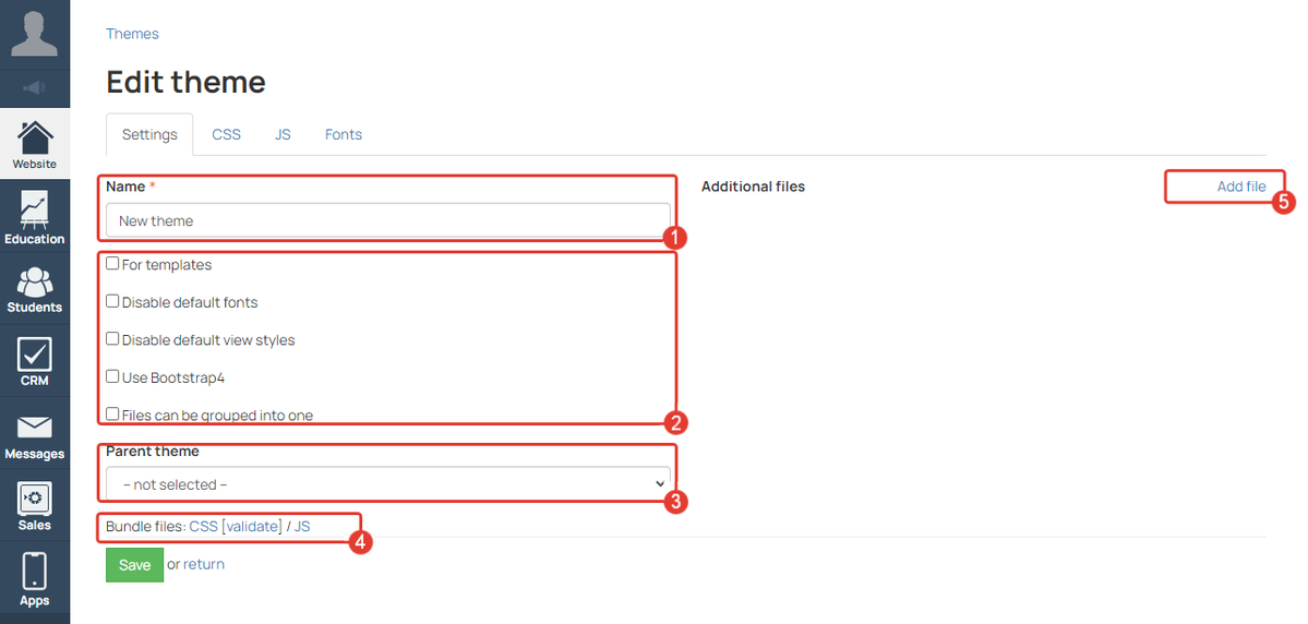 <p>
Theme settings</p> <p>
Theme settings</p>