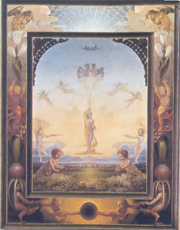 Аврора, богиня зари, 1808, Отто Рунге, Гамбург Аврора, богиня зари, 1808, Отто Рунге, Гамбург