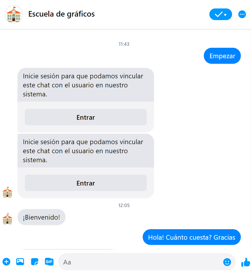 <p> Vista de chat del usuario </p>
<p> Vista de chat del usuario </p>