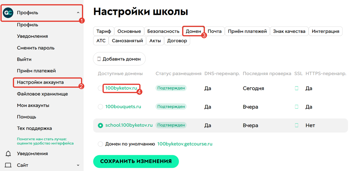 Раскройте редактирование DNS-записей Раскройте редактирование DNS-записей