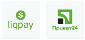 <p>5) LiqPay <br>6) Приват 24 <br>Оплата через Приватбанк также доступна в платежной системе Fondy<br></p>
<p>5) LiqPay <br>6) Приват 24 <br>Оплата через Приватбанк также доступна в платежной системе Fondy<br></p>