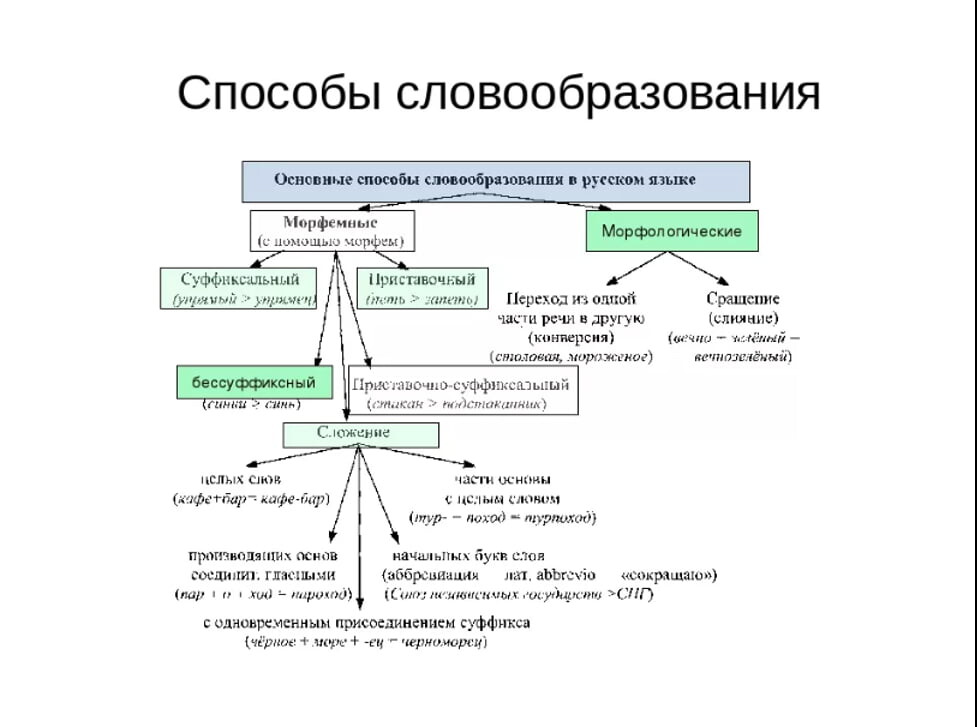 Роль словообразования в формировании языковой картины мира