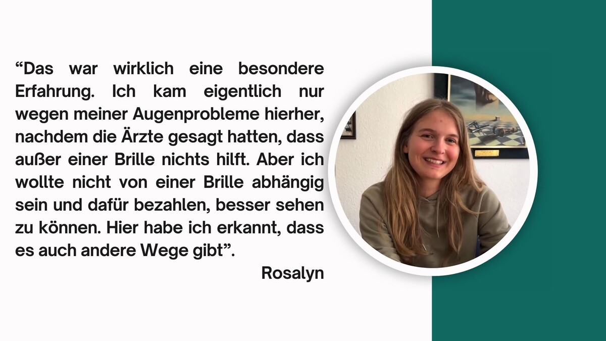 Schriftliche Rückmeldung einer Teilnehmerin