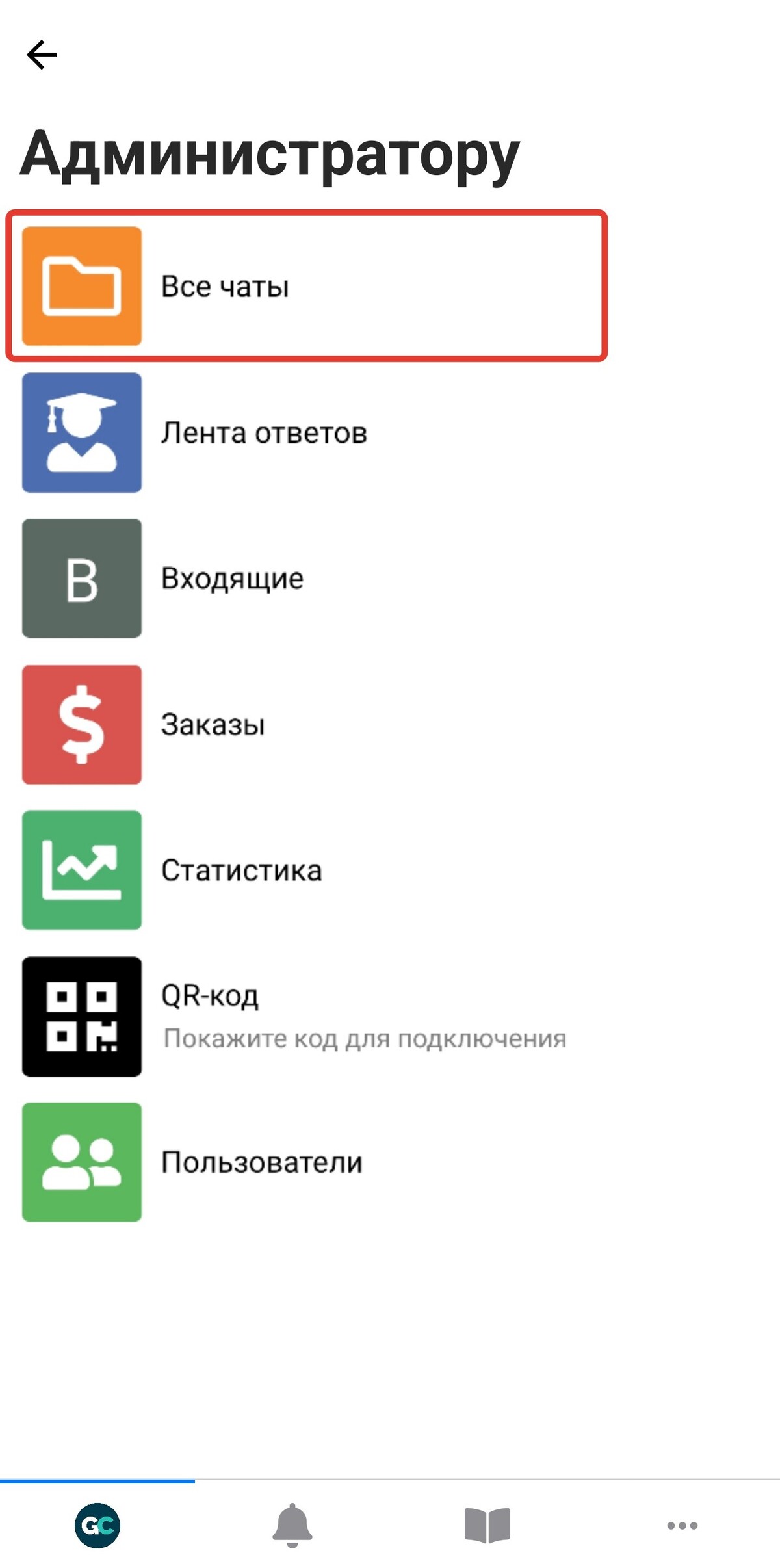 Все чаты