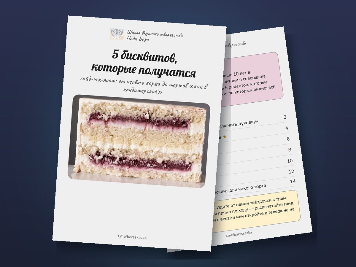 Гайд «5 бисквитов»