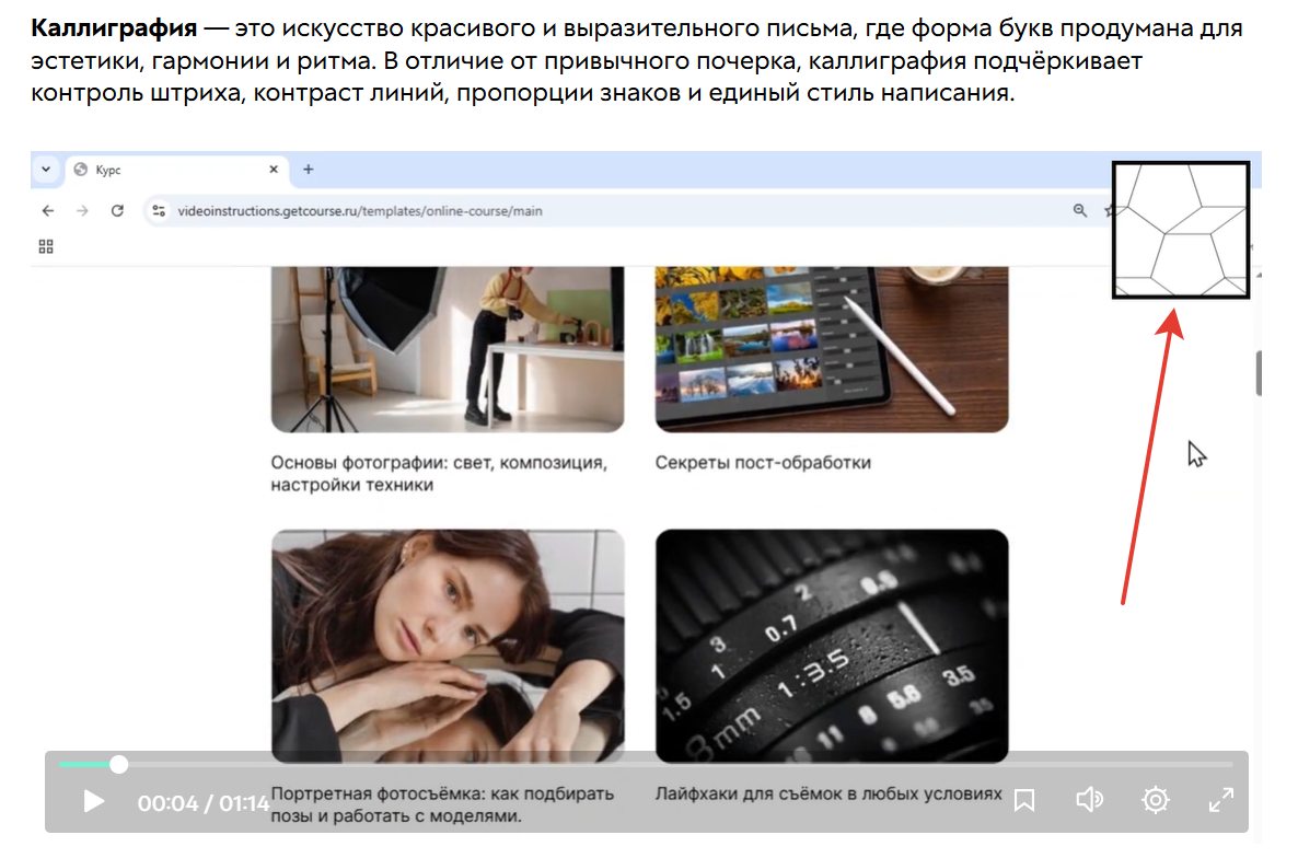 
		<p>Отображение водяного знака в видео</p>	