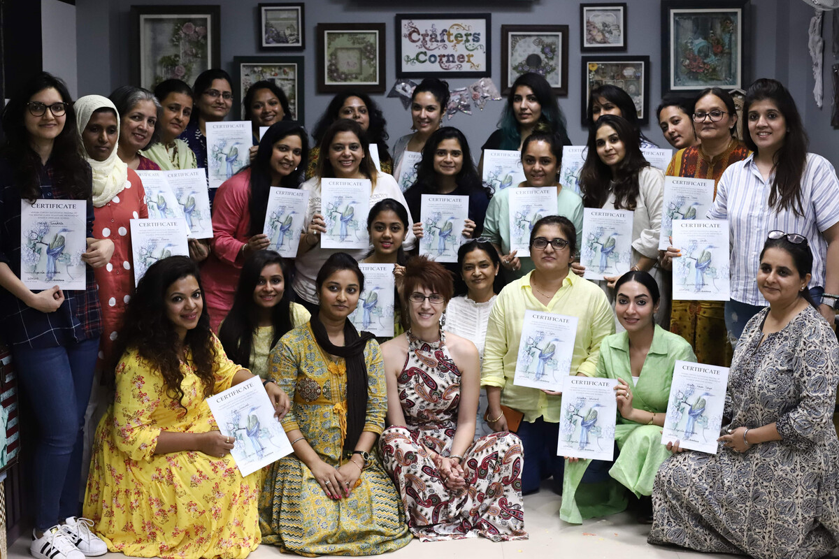Evgenia's workshops in Delhi