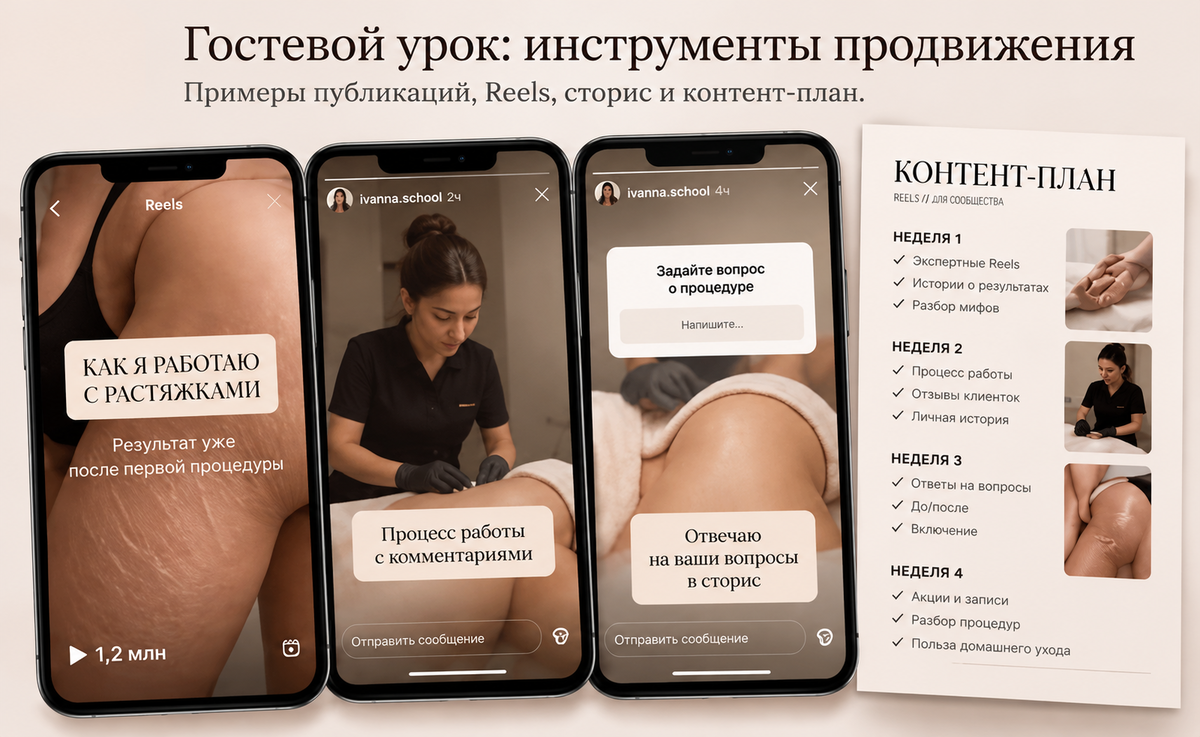 Гостевой урок: инструменты продвижения