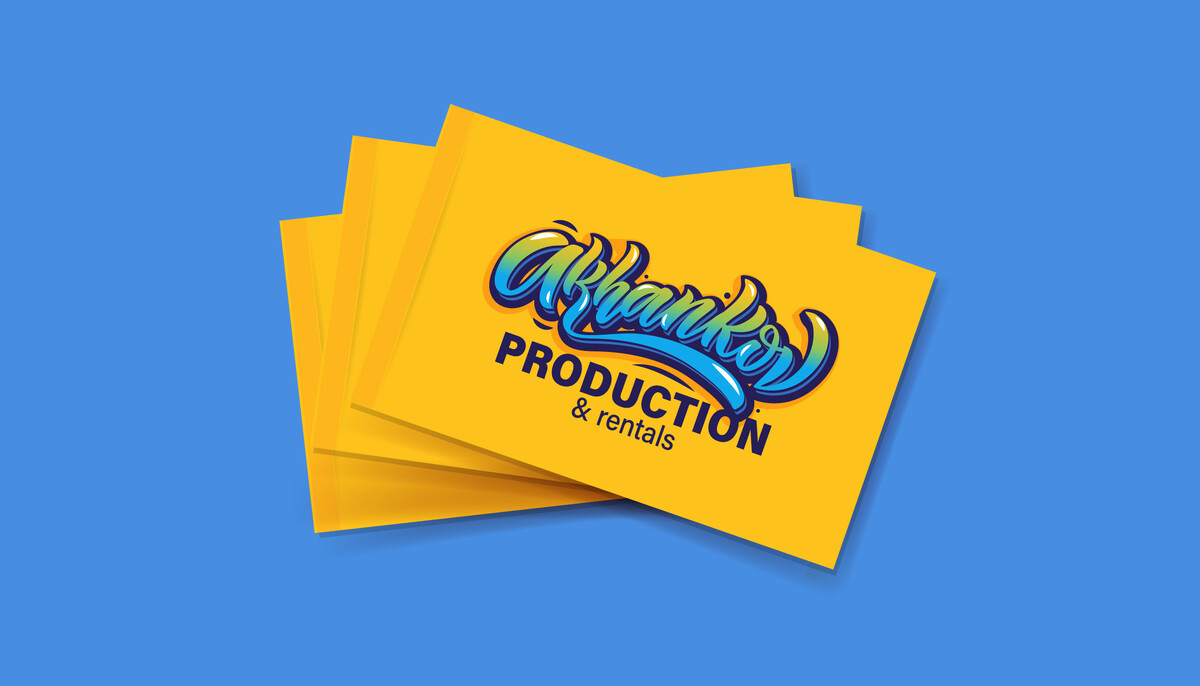 <em>Akhankov Production company logo design</em>